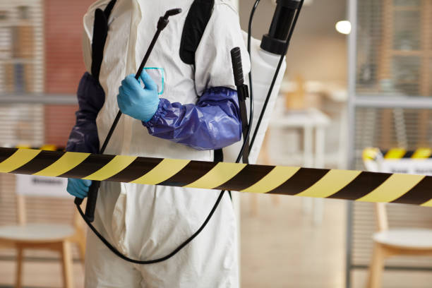 Professional Biohazard technician working in Lamar, TX